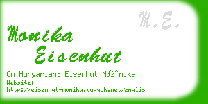 monika eisenhut business card